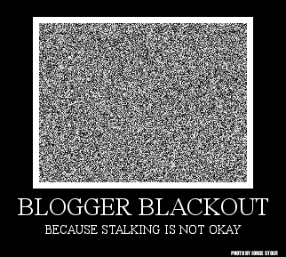 Blogger Blackout - badge